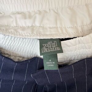 Wild Fable Dark Blue Striped Trousers